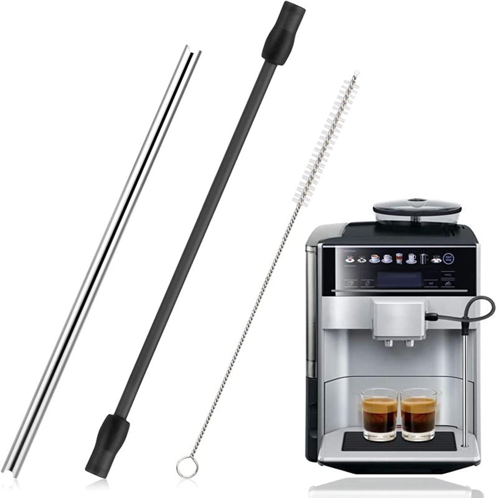 3 Pieces Replacement Milk Hose and Cleaning Brush Set for Coffee Machine