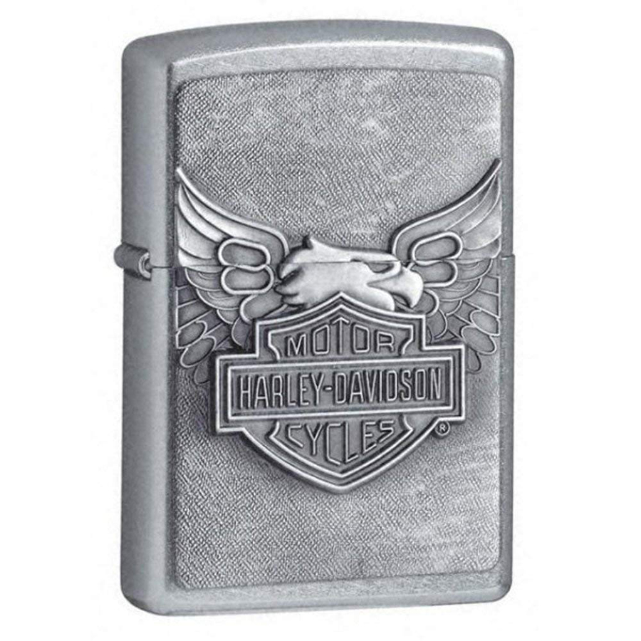 Bật Lửa Zippo 20230 Iron Eagle Emblem Street Chrome