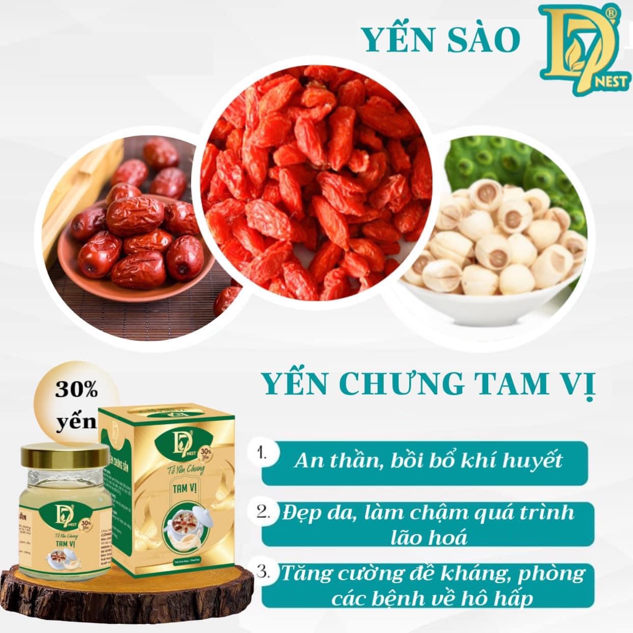 Combo 3 hủ yến chưng TAM VỊ bổ dưỡng - D7