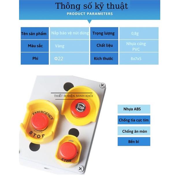 Nắp Chụp Bảo Vệ Nút Dừng Khẩn Cấp Phi 22mm