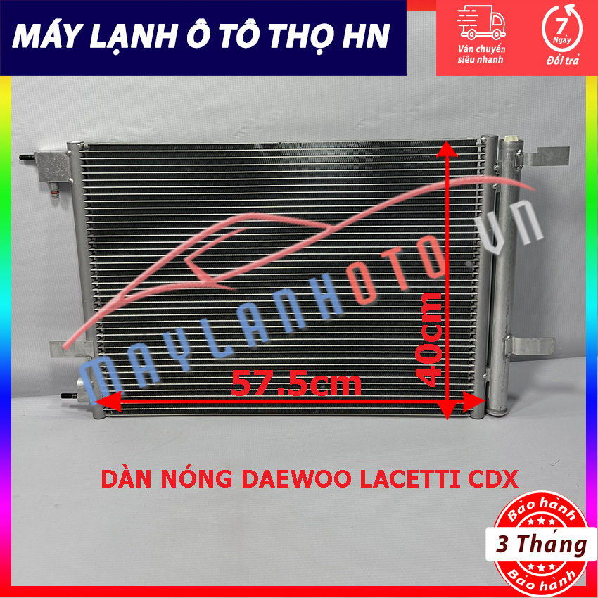 Dàn nóng DW Lacetti CDX - Chevrolet Cruze 2009 2010 2011 2012 2013 hàng xịn Hàn Quốc 09 10 11 12 13
