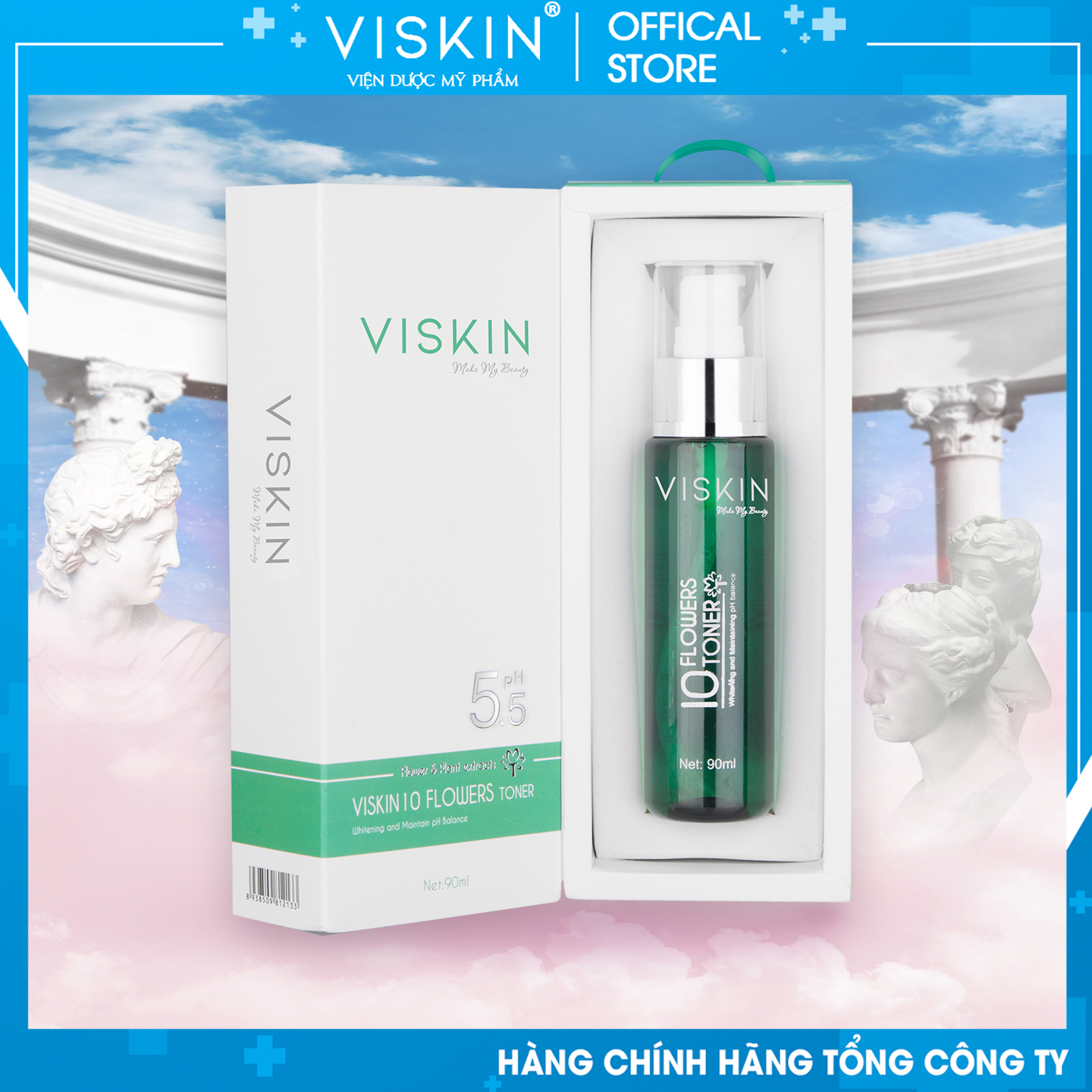 [CHÍNH HÃNG] TONER 10 LOÀI HOA VISKIN
