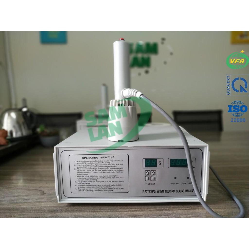 Máy dán màng seal nhôm thủ công 500B cho chai nắp nhọn