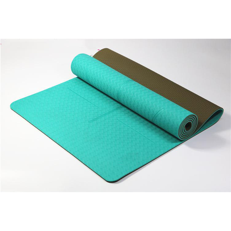 Thảm Yoga Định Tuyến Đúc Nhiệt 2 Lớp Cao Cấp (Có Túi Đeo) NYM214