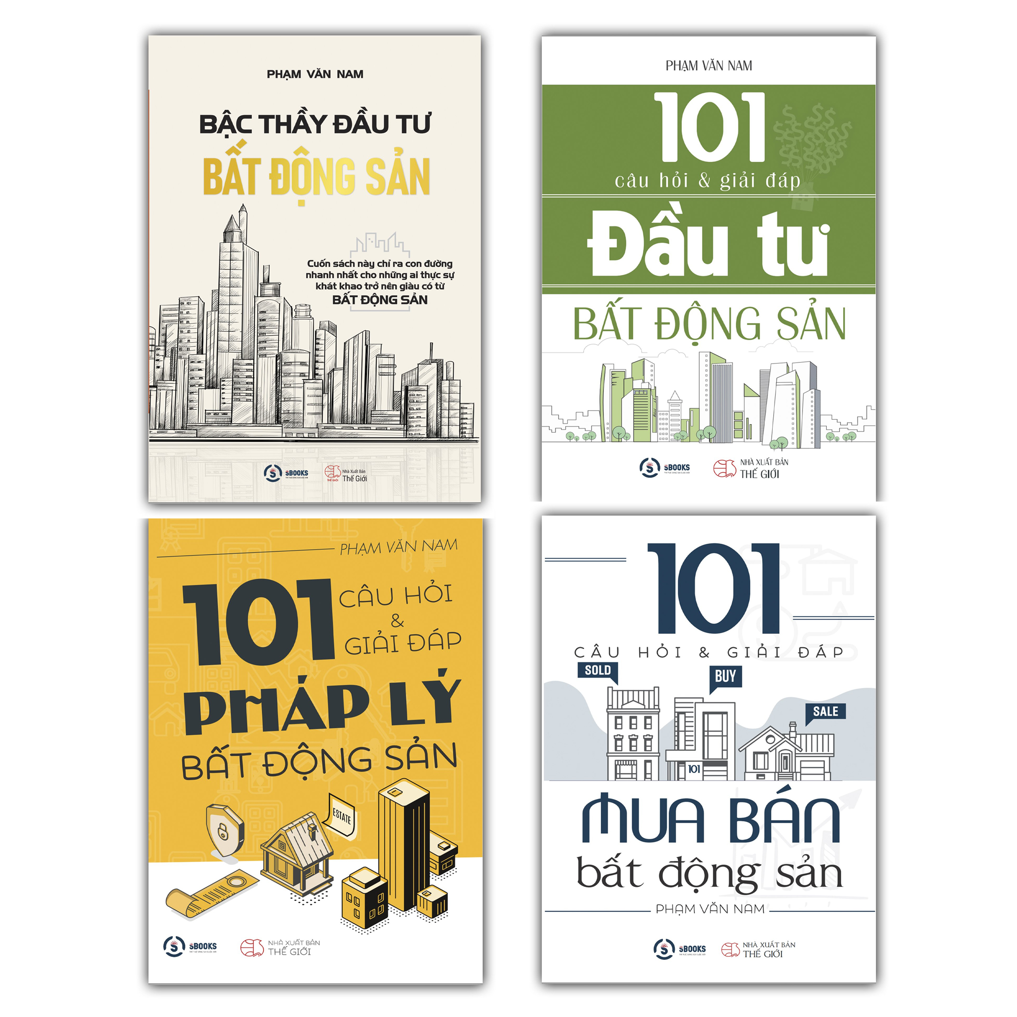 COMBO 4 cuốn sách BẤT ĐỘNG SẢN - Phạm Văn Nam - Tái Bản