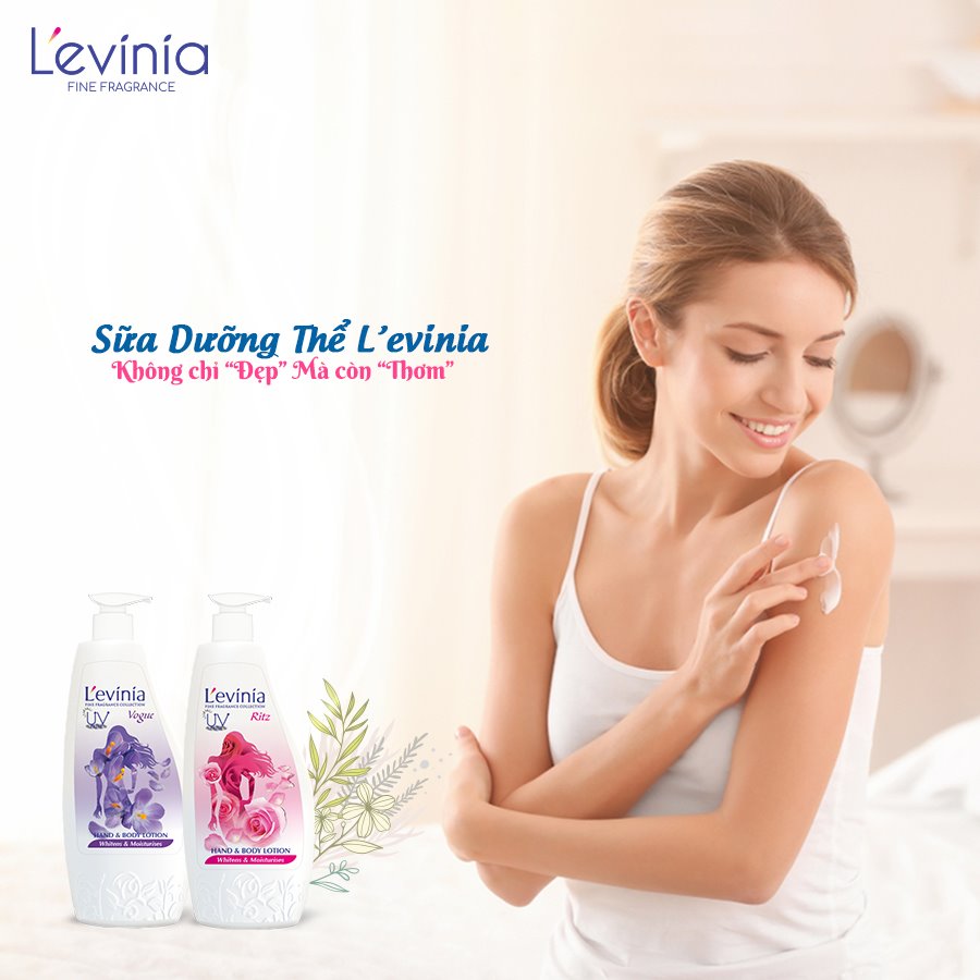 Combo Sữa Tắm 200g &amp; Sữa Dưỡng Thể L'evinia Trắng Mịn &amp; Trẻ Hóa Da Collagen 250g -  TẶNG ví L'evinia xinh xắn  (mẫu ngẫu nhiên)