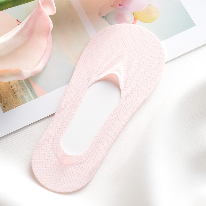 Vớ Tất Nữ Cotton Chấm Trơn Thoáng Mát