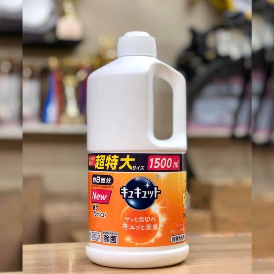 Nước rửa chén bát Kao Kyukyuto 1500ml