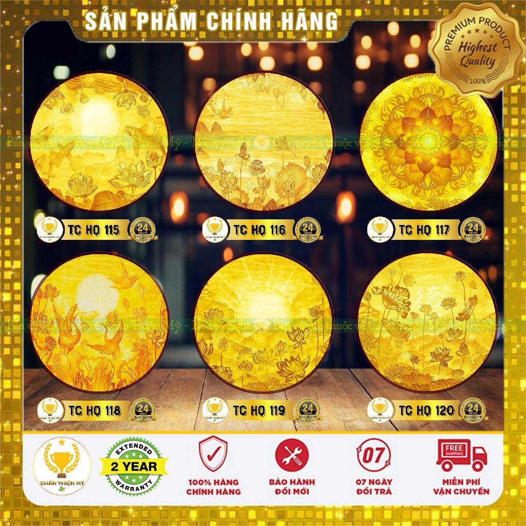 Đèn Thờ Hào Quang Trúc Chỉ In Tròn_M115120