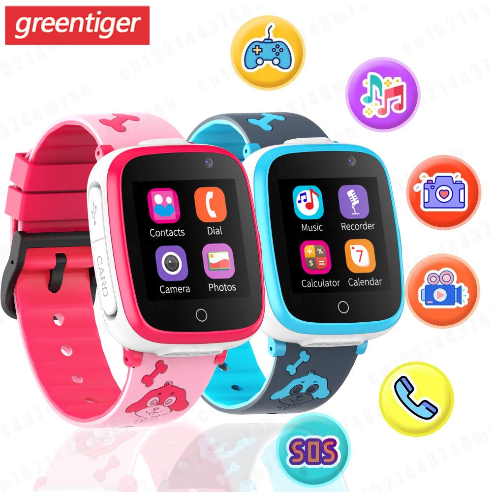 2G Trẻ Em Thông Minh Âm Nhạc Trò Chơi Đồng Hồ Thông Minh Smartwatch 2 Camera Quay Video SOS Chống Mất Trackervs 600MAh Trẻ Em quà Tặng Đồng Hồ Thông Minh Smartwatch Đồng Hồ