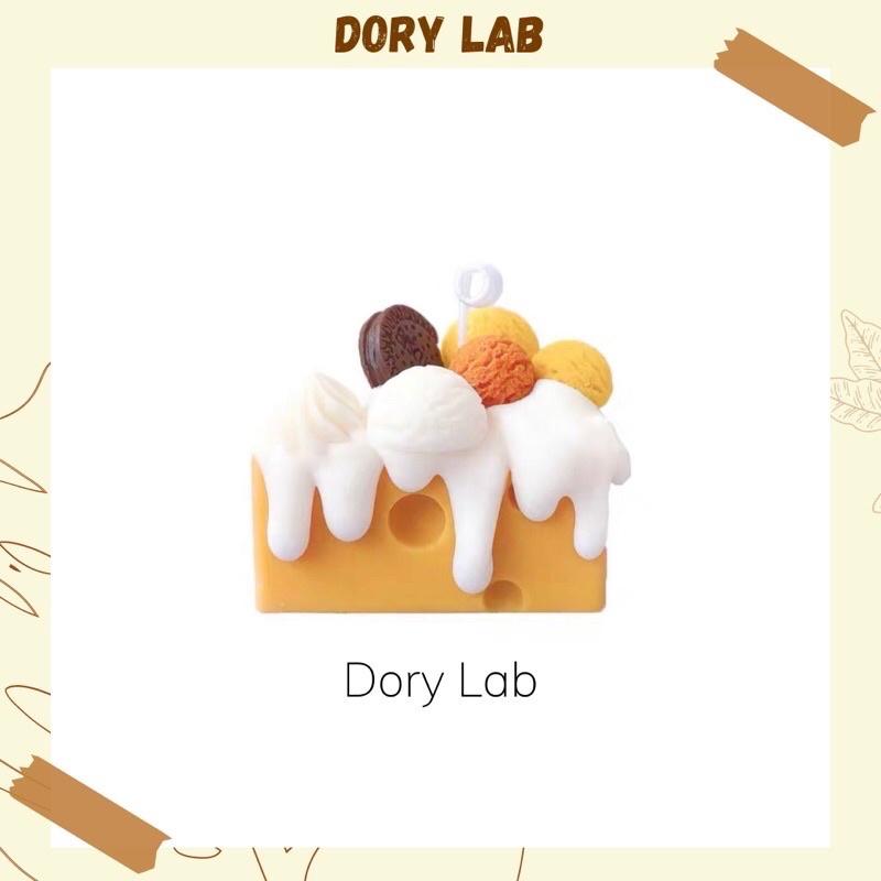 Combo Làm Nến Phô Mai Viên Kem Mini Handmade - Dory Lab