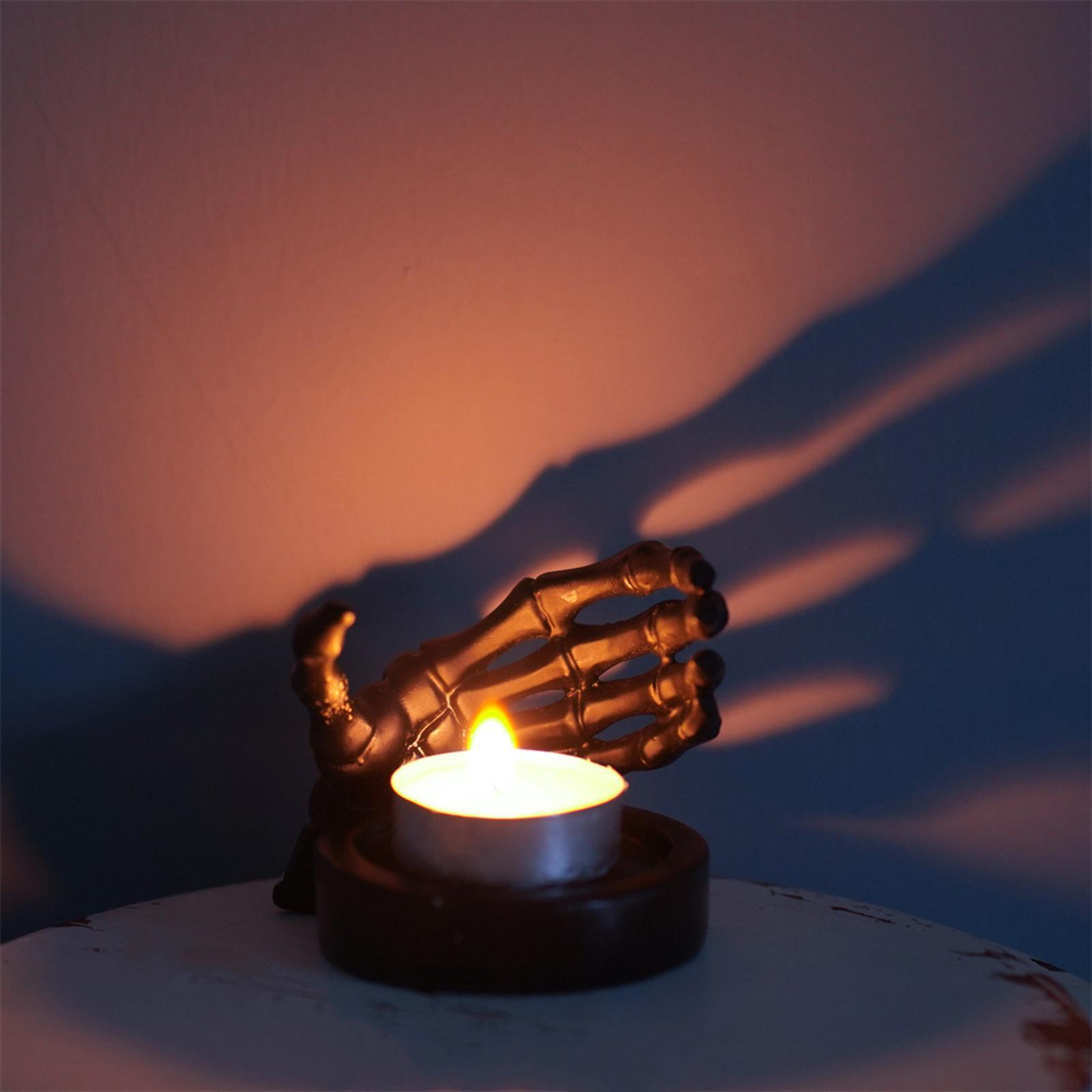Skeleton Hand Candlestick Holder Candle Holder Stand for Dinner Wedding Home