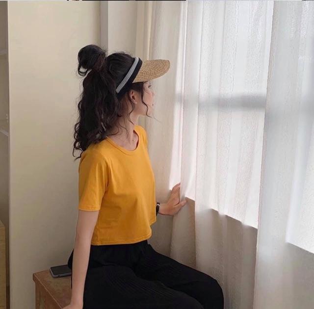 Áo Crt trơn form rộng tay lỡ TTK888