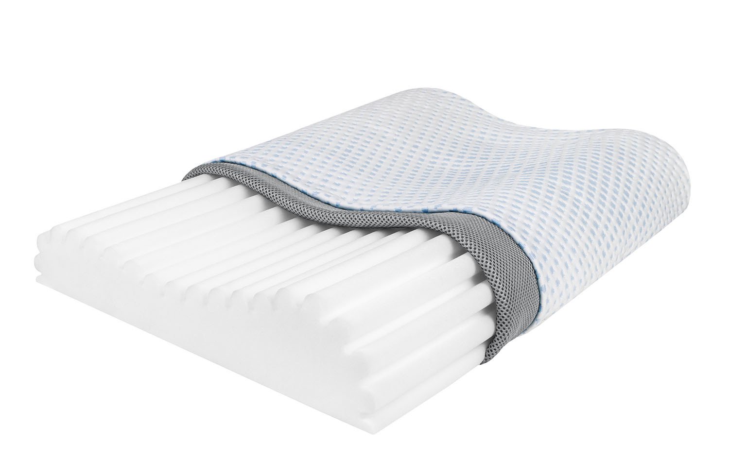 Gối Midori Cooling Pillow làm mát hỗ trợ nâng đỡ cổ gáy