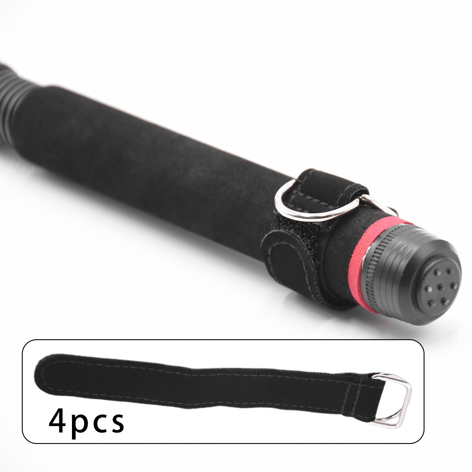 4 Pieces Fishing Rod Ties Durable Adjustable Reusable Fishing Rod Tie Straps