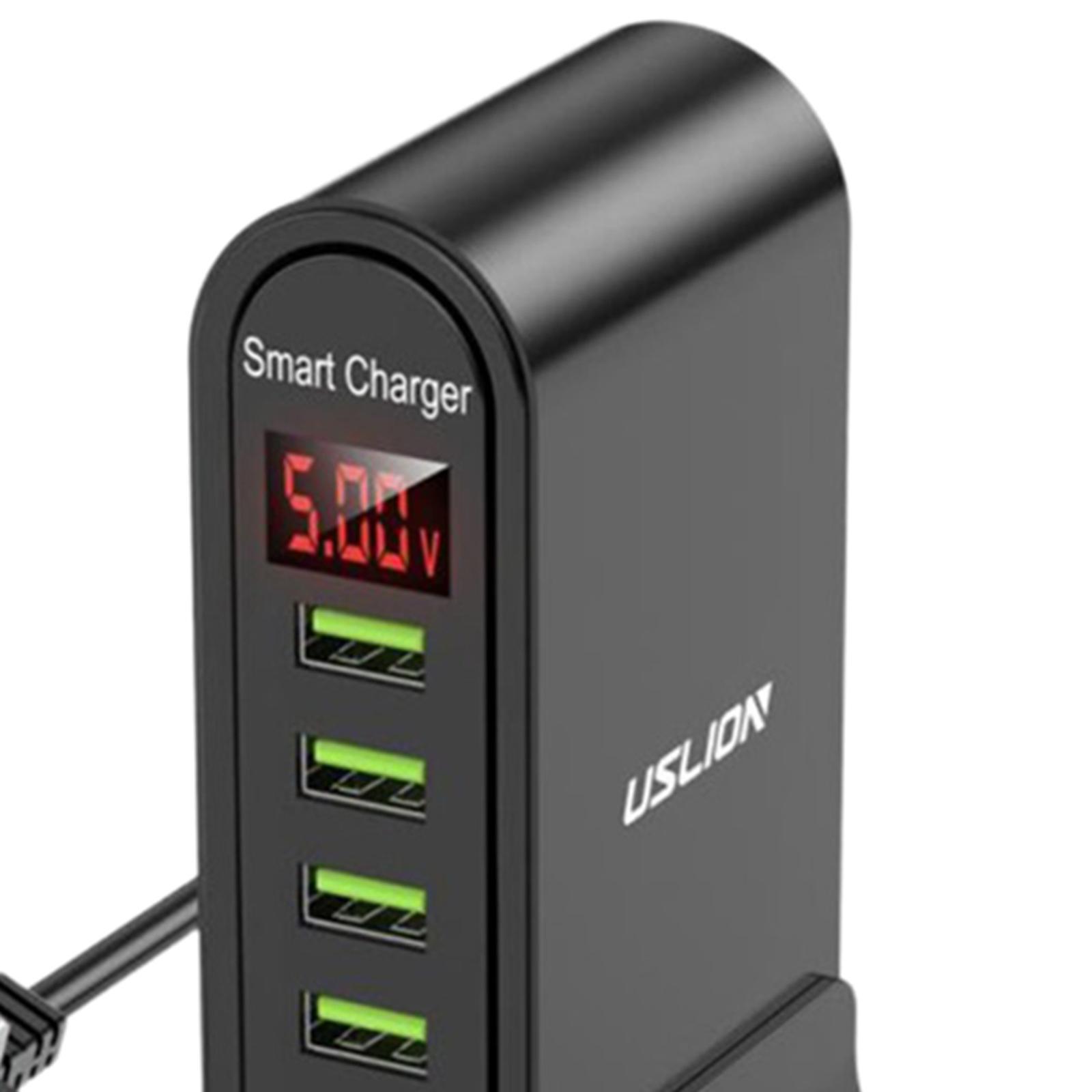 5 Port Universal USB Charging Station for Wall Home Office Working