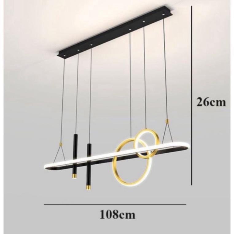 .Đèn thả bàn ăn tư thế Bắc Âu, xây dựng hiện đại, sang trọng, đèn decor, KN02 DT DDT