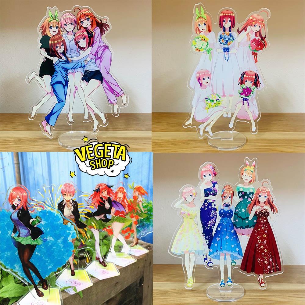 Mô Hình Tượng Standee Acrylic Mica 2 mặt - Nhà có 5 nàng dâu - Gotoubun no Hanayome - Ichika Nino Miku Yotsuba Itsuki
