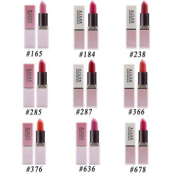 Son mịn môi giàu độ ẩm Naris Ailus Smooth Lipstick Moisture Rich Nhật Bản