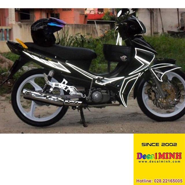 Decal phản quang trang trí xe