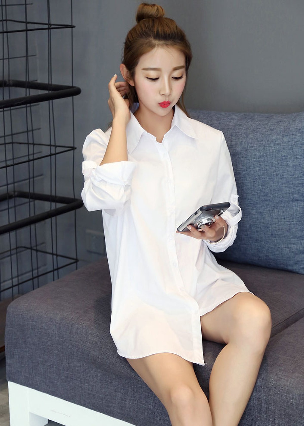 Sơ mi nữ mặc giấu quần Haint Boutique 165