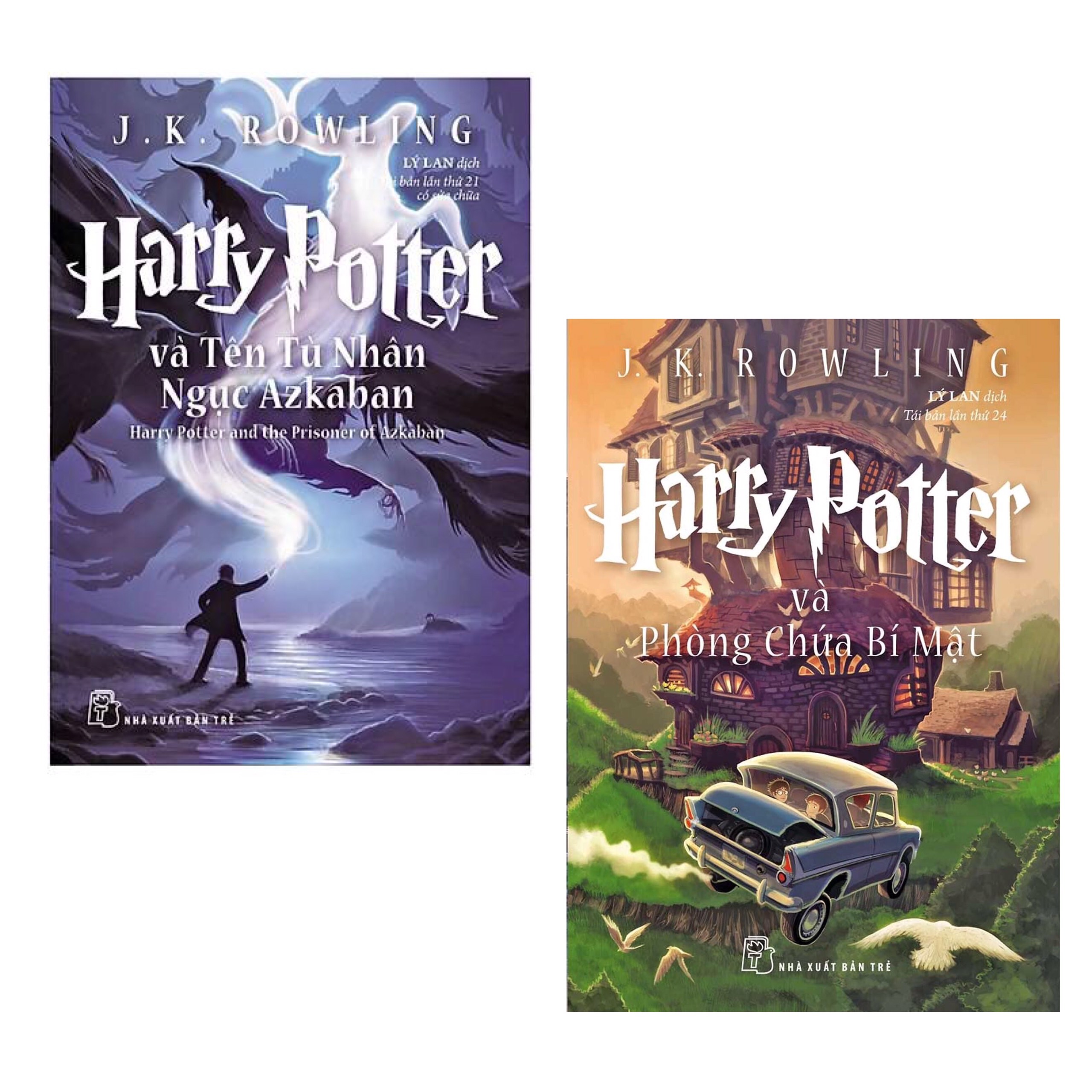 Combo Tác Phẩm Thu Hút Nhiều Bạn Đọc Nhất Tháng: Harry Potter Và Tên Tù Nhân Ngục Azkaban - Tập 3 (Tái Bản 2017) + Harry Potter Và Phòng Chứa Bí Mật