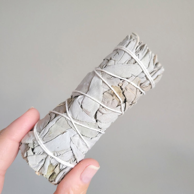 Xô thơm trắng thanh lọc, làm sạch 11cm - 35g