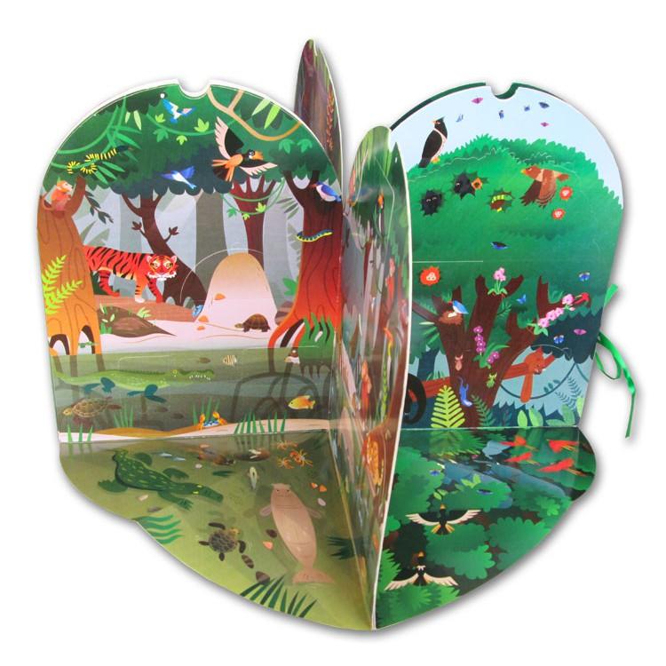 Play-a-round Jungle - Sách 3D: Rừng rậm