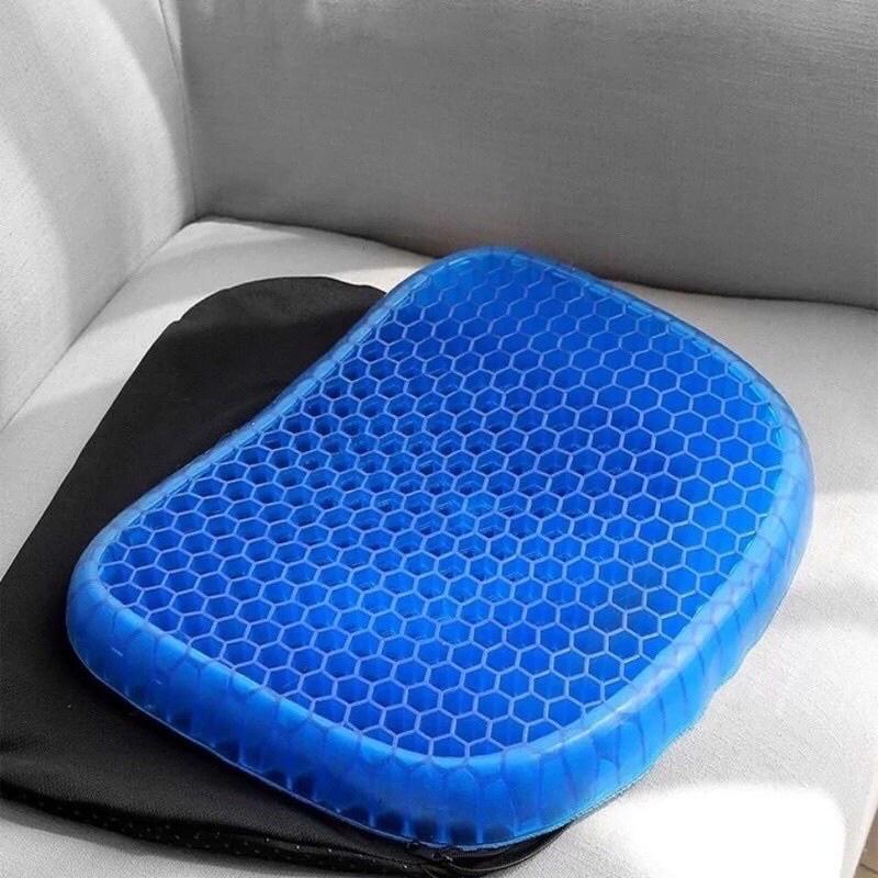 Đệm Ngồi 3D Nệm Lót Ghế Gel Silicon Tổ Ong Cao Cấp Thoáng Khí Chống Đau Mỏi 220