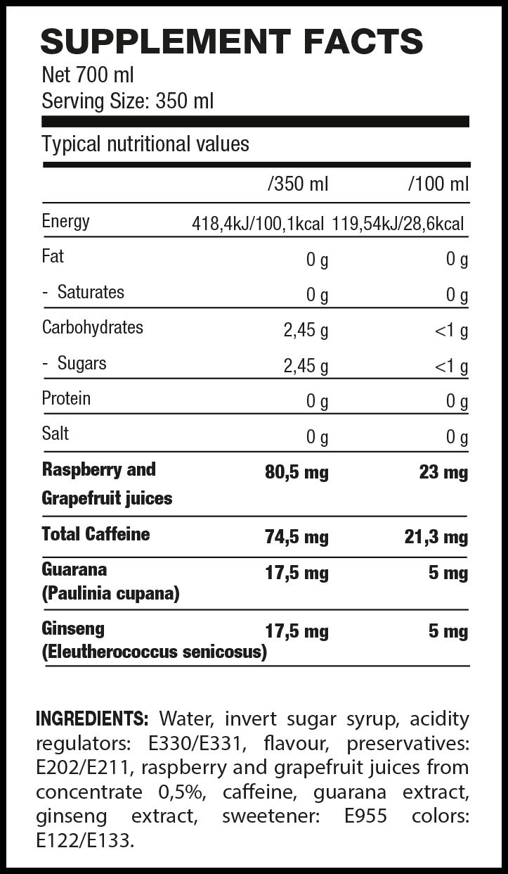 Actif Carbo Load Drink Superfruit 12 X 700 Ml