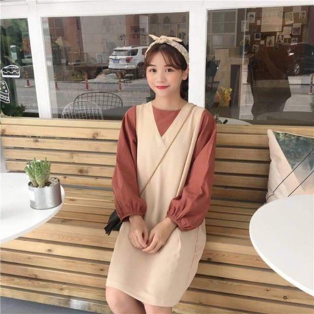 Đầm uzzlang, đầm nữ, đầm dáng suông, đầm nữ uzzlang, đầm nữ dáng suông, đầm nữ uzzlang, đầm cao cấp, đầm Quảng Châu