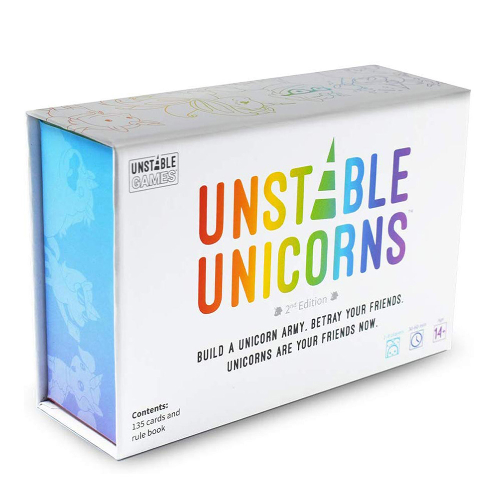 Bộ Thẻ Trò Chơi Board Game Unstable Unicorns 2 nd Edition Bản Tiếng Anh Chất Lượng Cao