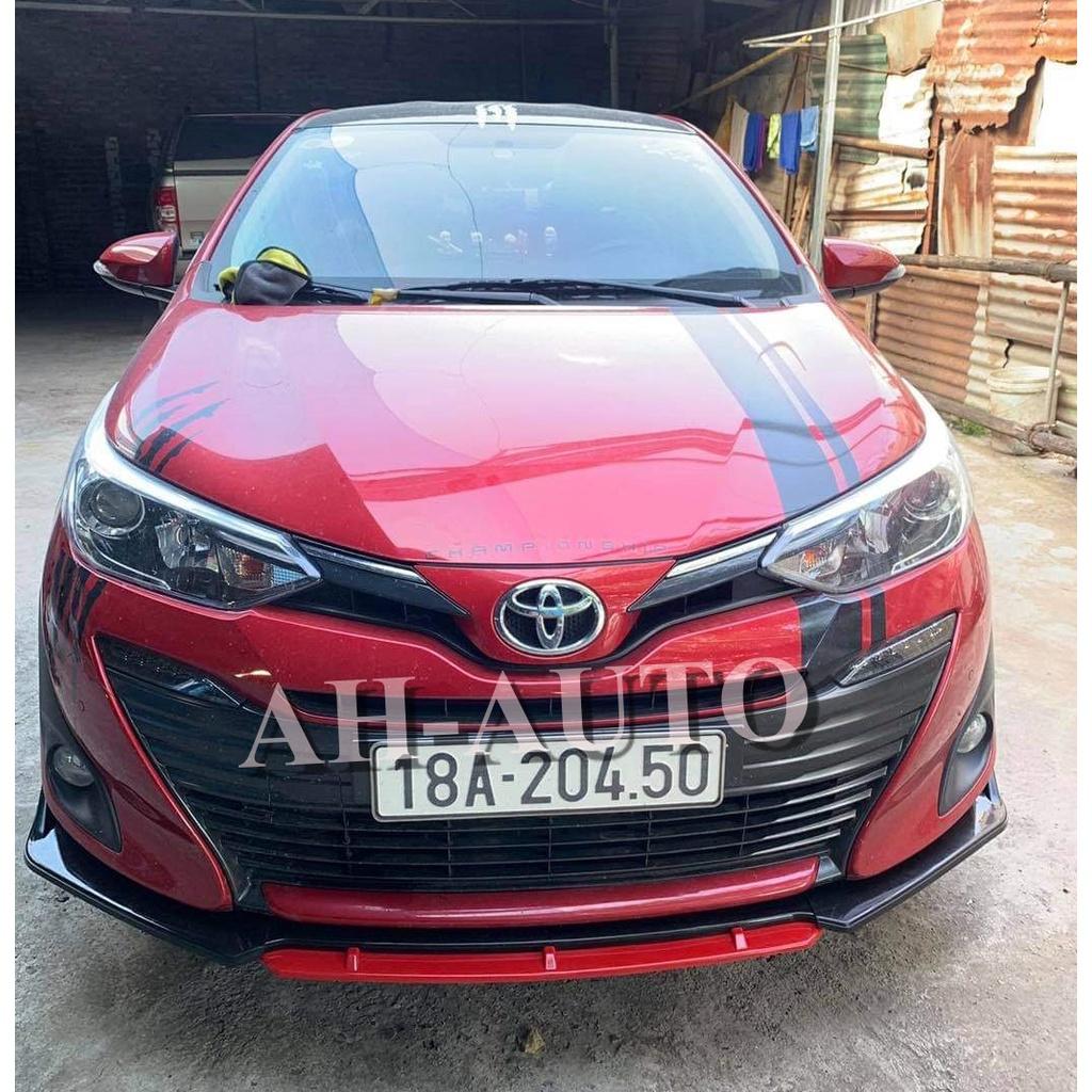 Lip trước ,cản trước Vios mẫu thể thao,nhựa ABS Cao Cấp Chống Va Đập Tốt Phía Dưới Có Gân Tăng Cứng