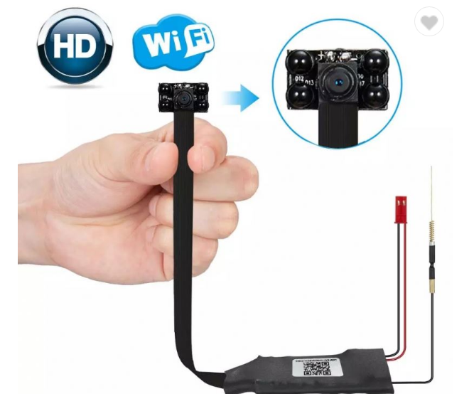 Camera Mini Hồng Ngoại Tầm Nhìn Ban Đêm Tốt WiFi Từ Xa 4K FullHD 1080P Siêu Nét