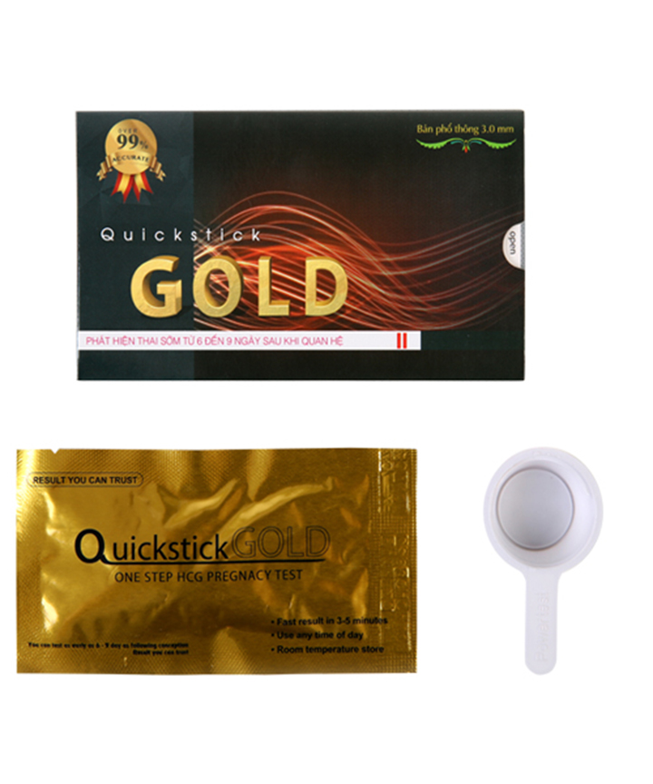 Que Thử Có Thai Quick Stick Gold 5mm - Che Tên Sản Phẩm