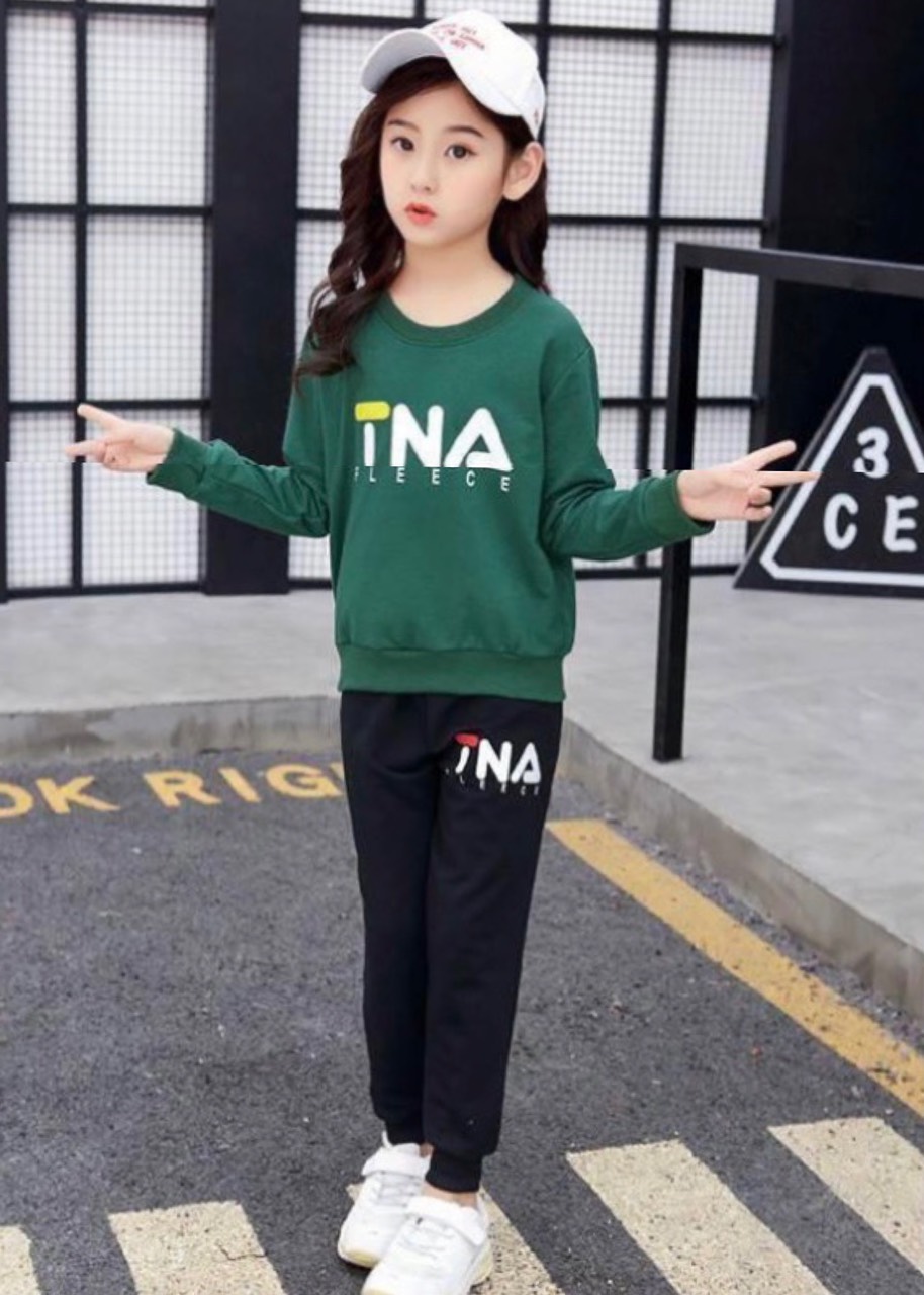 Set bộ quần áo thu đông dành cho bé gái 14-45kg mẫu TNA. Hàng may kỹ, chất liệu đẹp. MA109