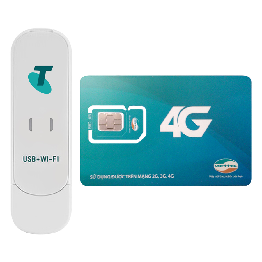 USB Phát Wifi 3G ZTE MF70 21.6Mbps + Sim Viettel 12GB / Tháng - Hàng Chính Hãng