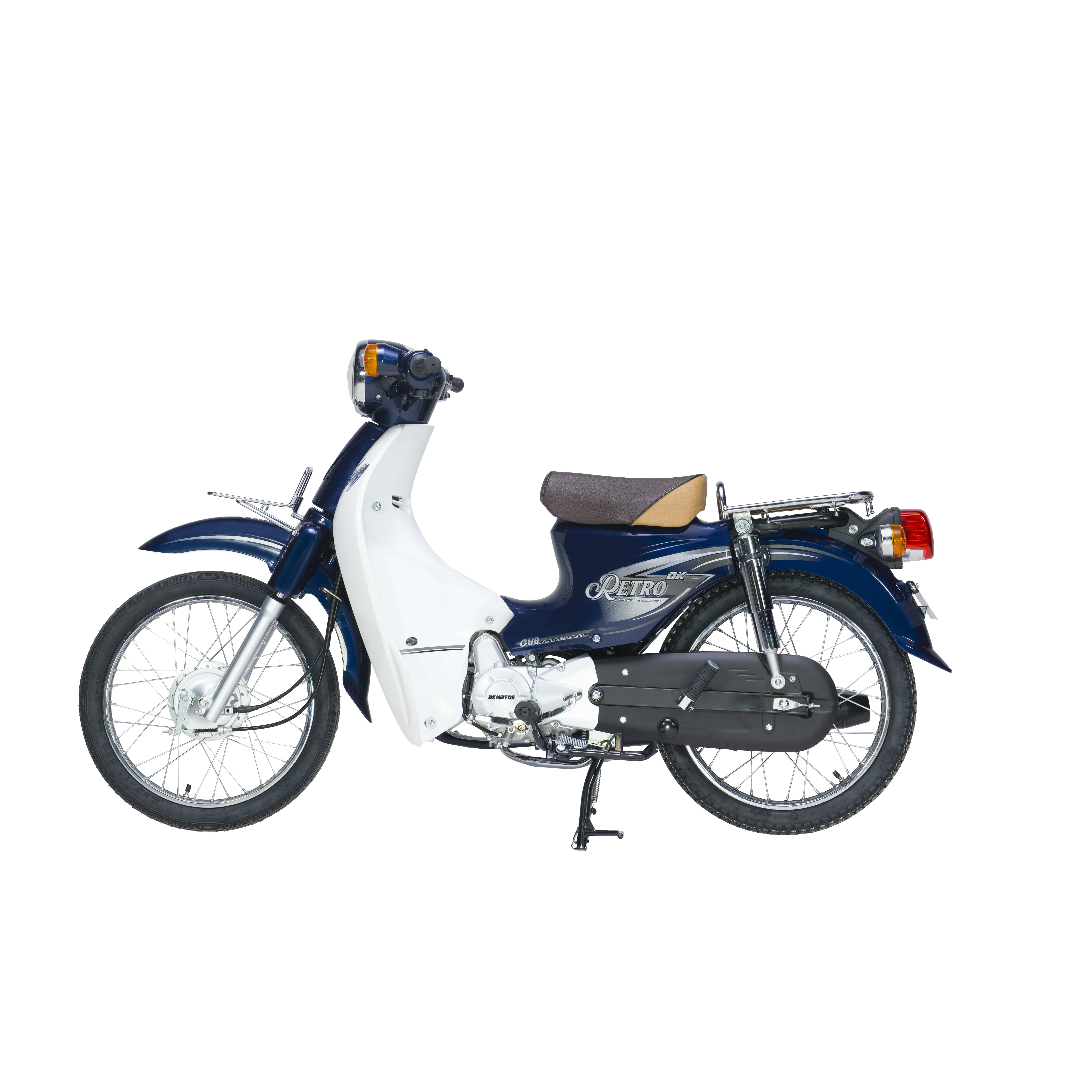 Xe Máy 50cc DK Retro - Màu Xanh Cửu Long