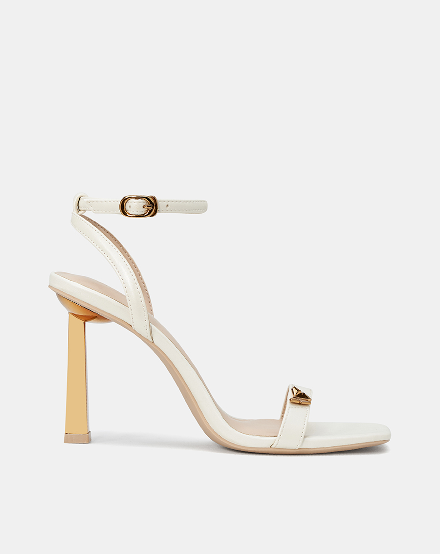 Giày Sandal Nữ 11cm Thời Trang JUNO Mũi Vuông Trang Trí Khóa Bướm SD11022