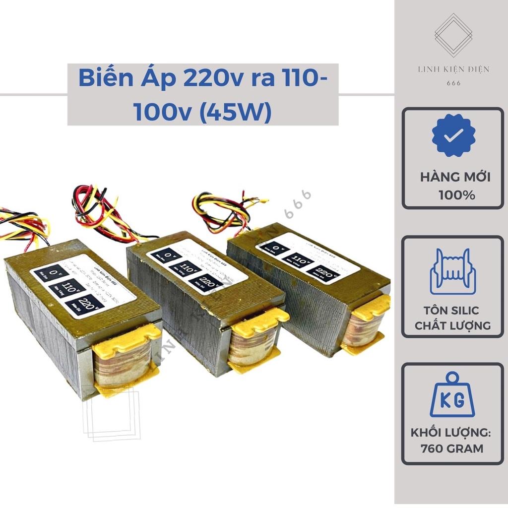 Biến Áp 220v Ra 110v 45w - 60w 100% Dây Đồng Máy Biến Áp Đổi Nguồn