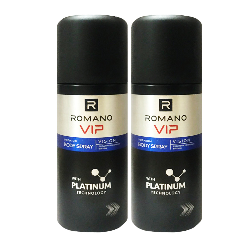 Xịt Ngăn Mùi Nước Hoa Cao Cấp Romano Vip Vision 150ml/chai