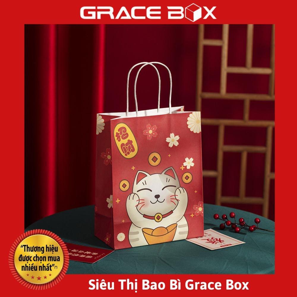 Túi Giấy Quà Tặng Lì Xì May Mắn - Siêu Thị Bao Bì Grace Box