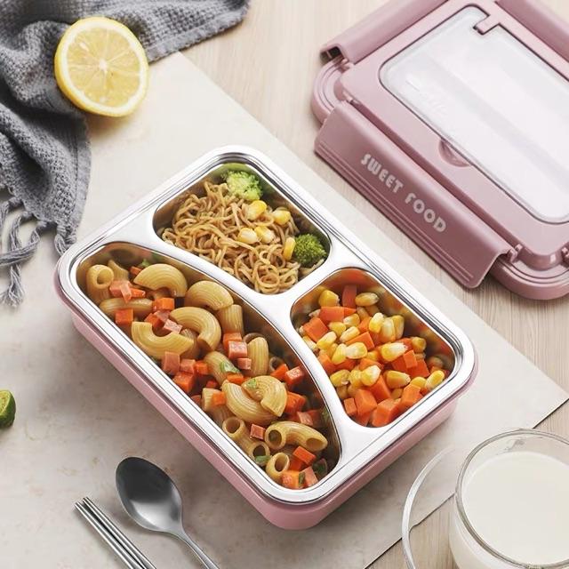 Hộp cơm văn phòng,khay cơm 5 ngăn i nốc 304 cao cấp