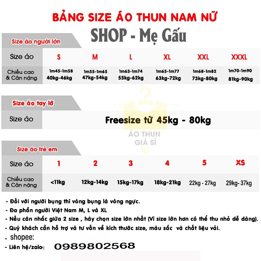 HOT Áo thun trẻ em in hình Gia đình Kun cho bé màu đen cực chất