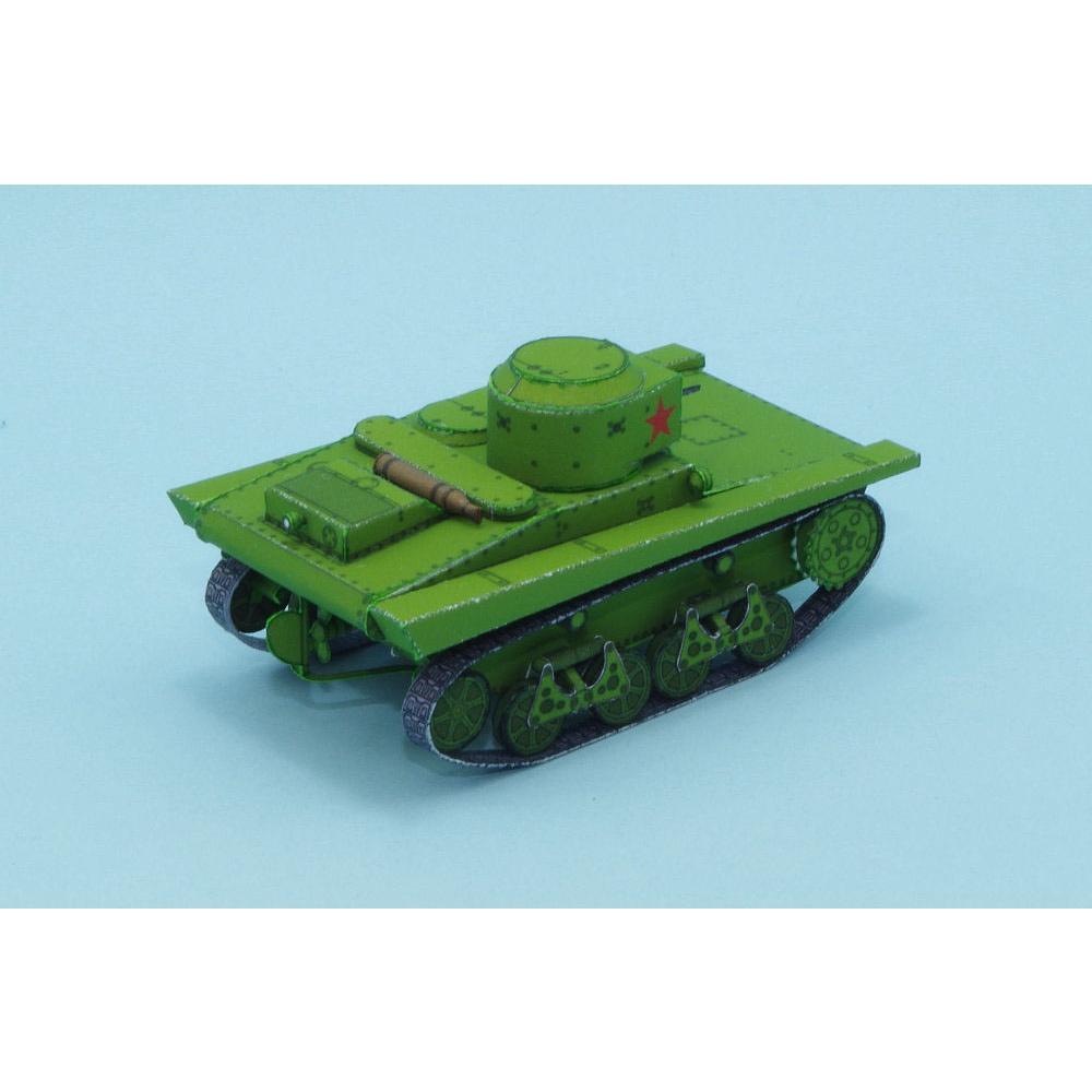 Mô hình giấy xe tank T-37A tỉ lệ 1/72