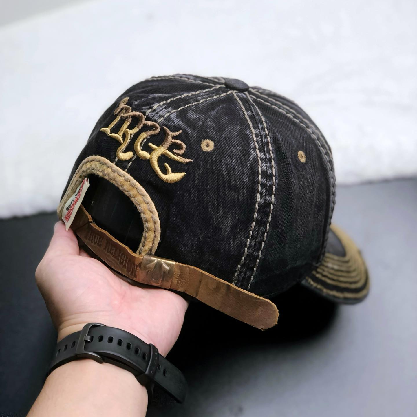 Nón kết, mũ lưỡi trai Ông Địa phối vải jeans form đẹp thời trang đường phố