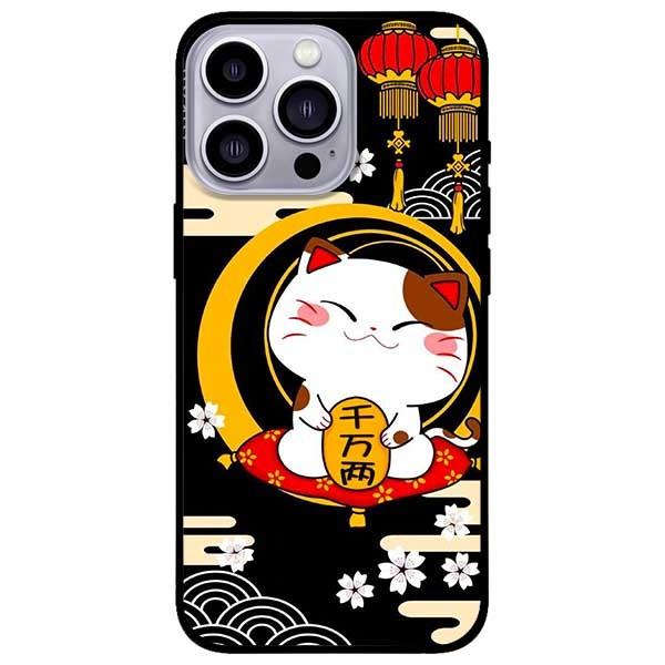 Ốp lưng dành cho Iphone 13 Mini - Iphone 13 - Iphone 13 Pro - Iphone 13 Pro Max - Mèo Nền Đen