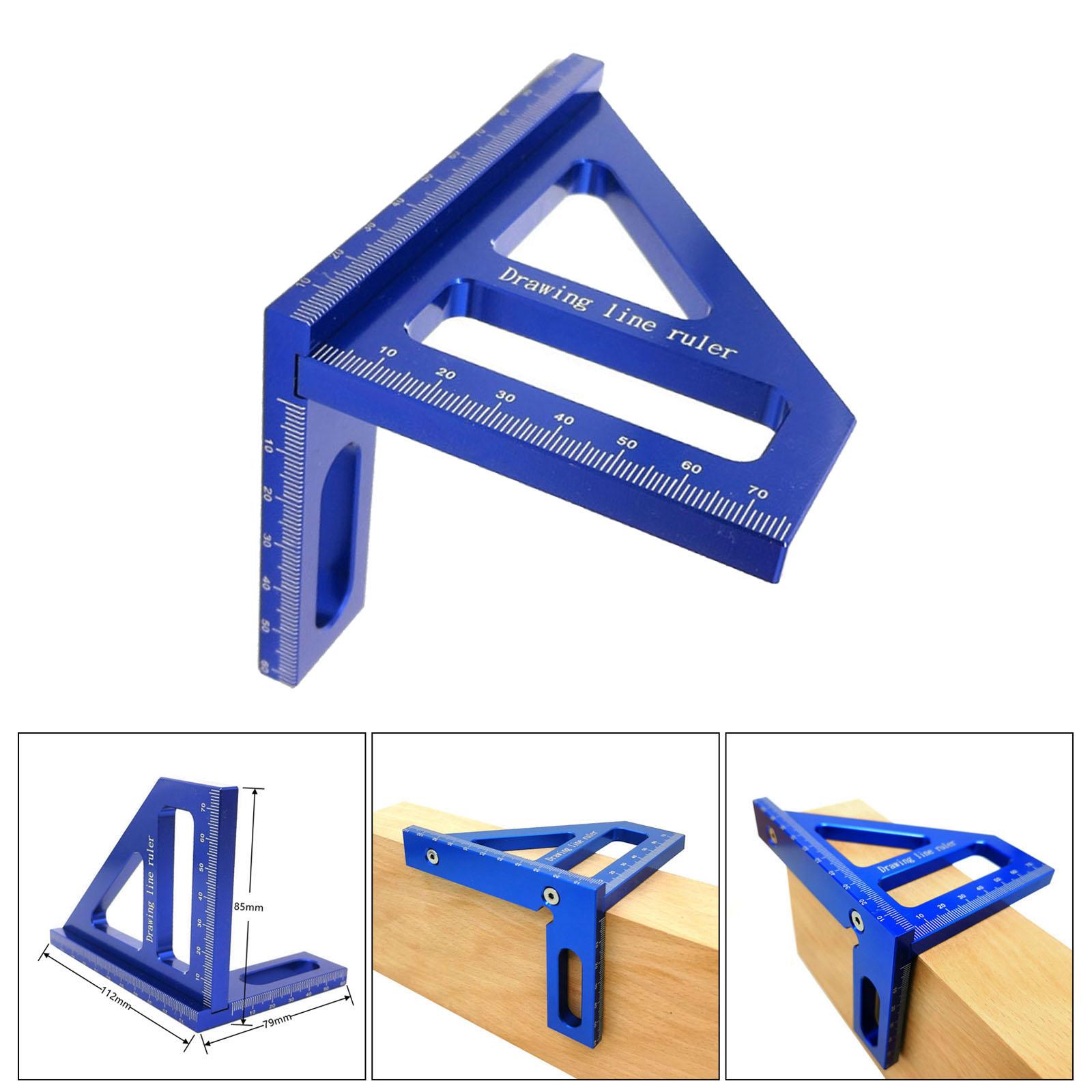 Square Angle Ruler Miter High Precision Marking Gauge for Engineer Carpenter