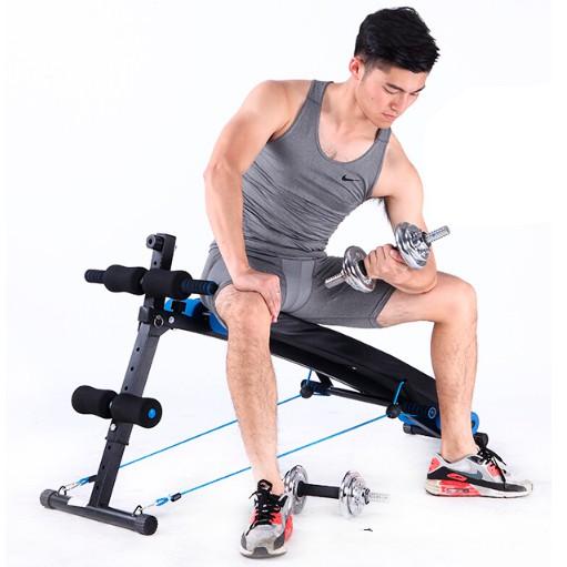 Ghế nằm tập tạ đầy đủ các bài tập cho gymer