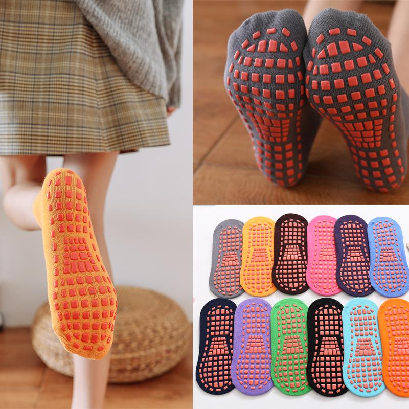 Trẻ em người lớn chống trượt tất cả trẻ em-trẻ blampoline vớ cotton cotton sockity chàng trai thể thao con gái bên ngoài vớ trẻ em Color: Coffee Size: EU23-29
